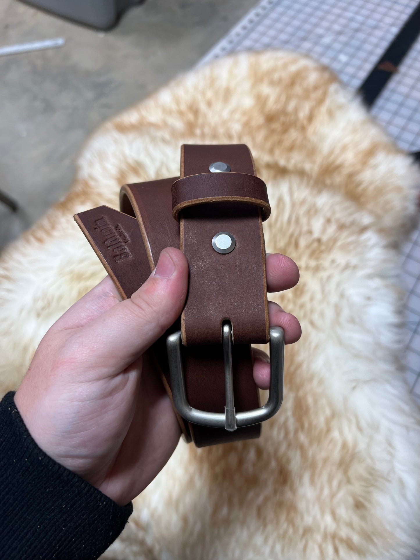 Full Grain Leather Belt.